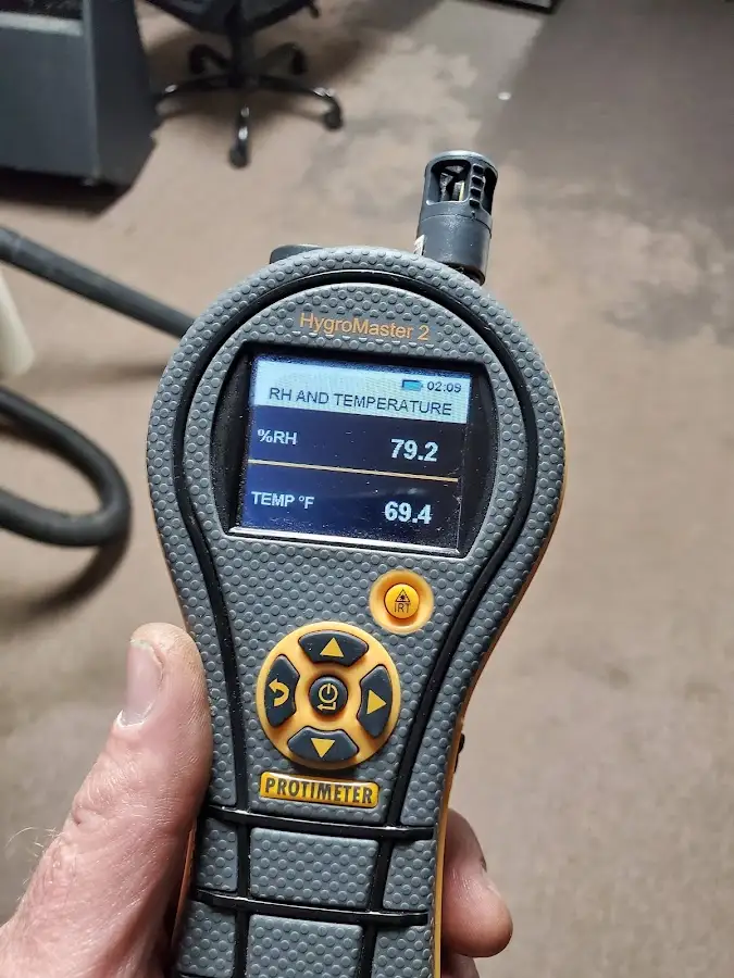 Moisture meter humidity assessment for Mold Remediation & Removal in West Athens